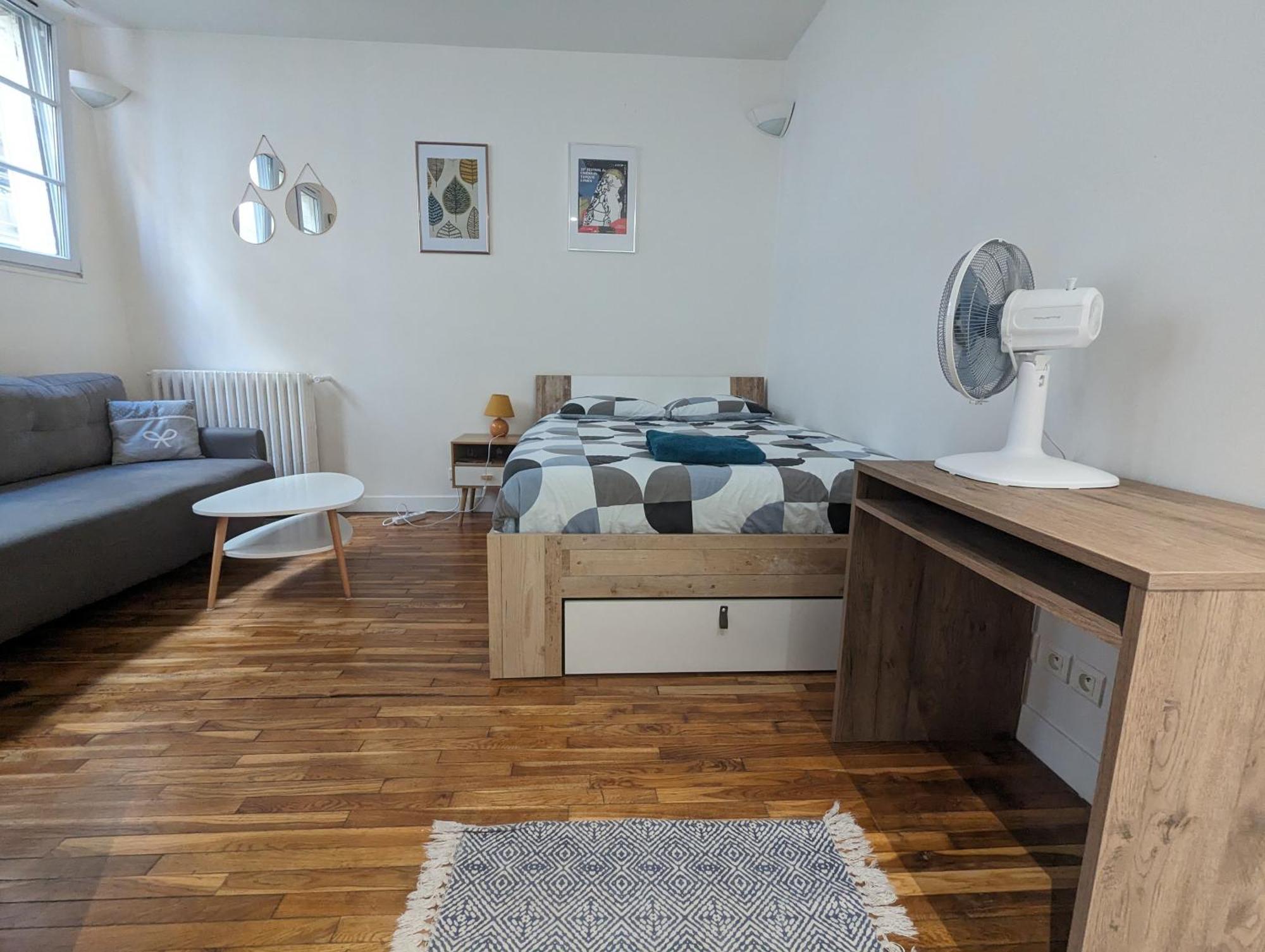 Studio Jaures - Equipped Studio Near Paris With Private Bathroom モンルージュ エクステリア 写真