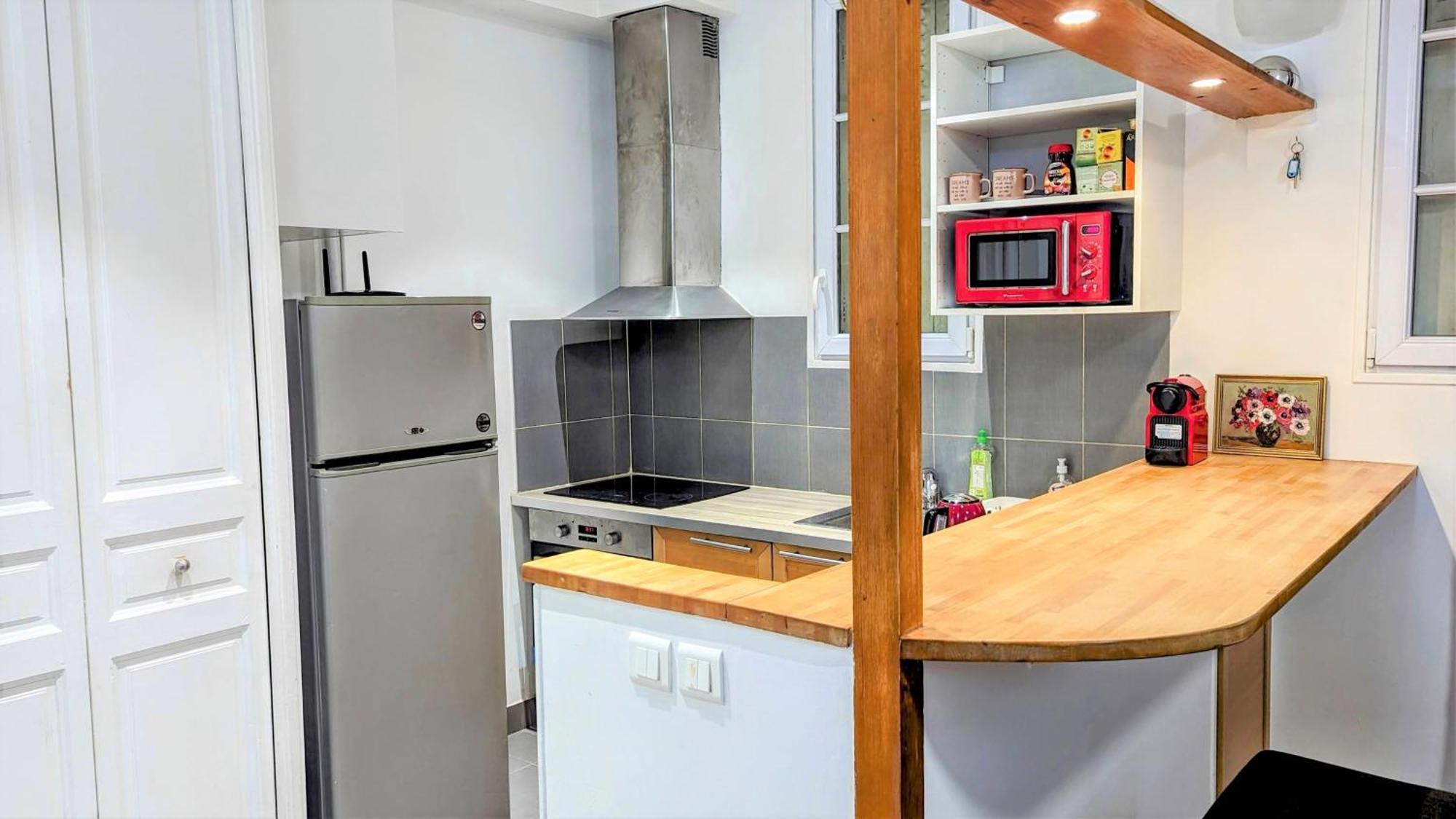 Studio Jaures - Equipped Studio Near Paris With Private Bathroom モンルージュ エクステリア 写真